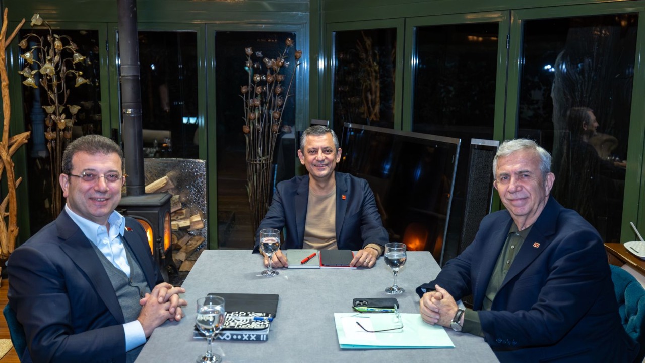 CHP Genel Başkanı Özel, Yavaş ve İmamoğlu ile görüştü